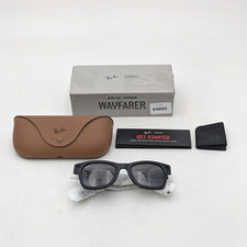 Ray-Ban Meta Wayfarer Smart Glasses w/ Polarized Lenses RW4006 In Matte Black