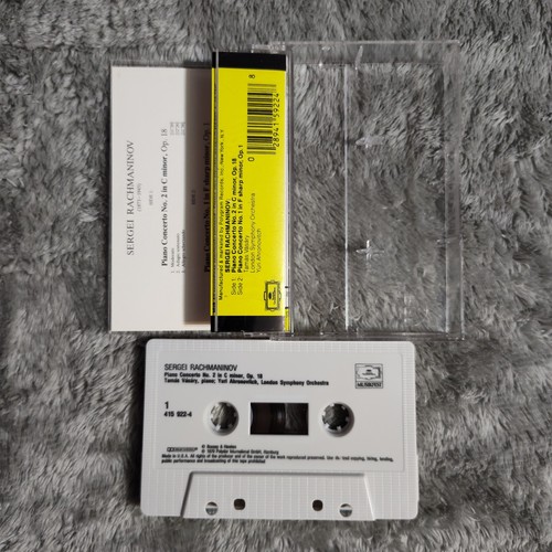 Rachmaninov Piano Concertos Nos 1 & 2 Vasary Ahronovitch (Cassette) NM - Picture 3 of 3