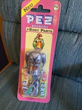Vintage Pez Body Parts Space Suit Body Parts New On Euro Card Never Opened