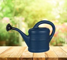 Small Plastic Watering Can 1L Blue Indoor Houseplant Mini Kids Watering Can
