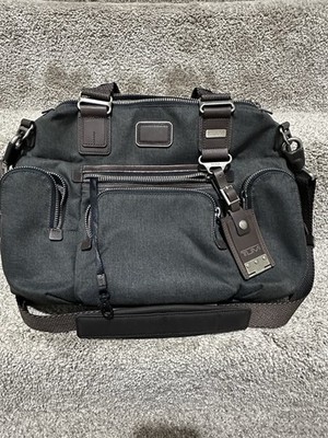 TUMI Alpha Bravo Brooks Slim Briefcase Business Shoulder Bag | eBay