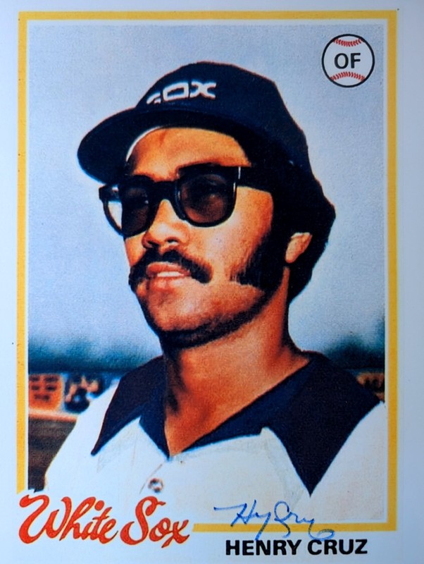 HENRY CRUZ (Chicago White Sox) Signed/Autographed 8x10 Photograph