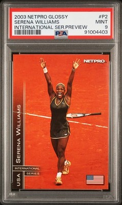 Serena Williams /500 Rookie 2003 Netpro Glossy International Series Preview