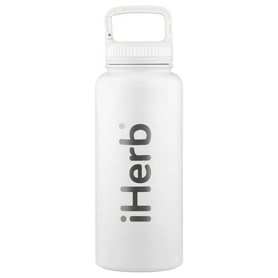 iHerb  Bohtal Insulated Sports Bottle, White, 32 oz (960 ml)