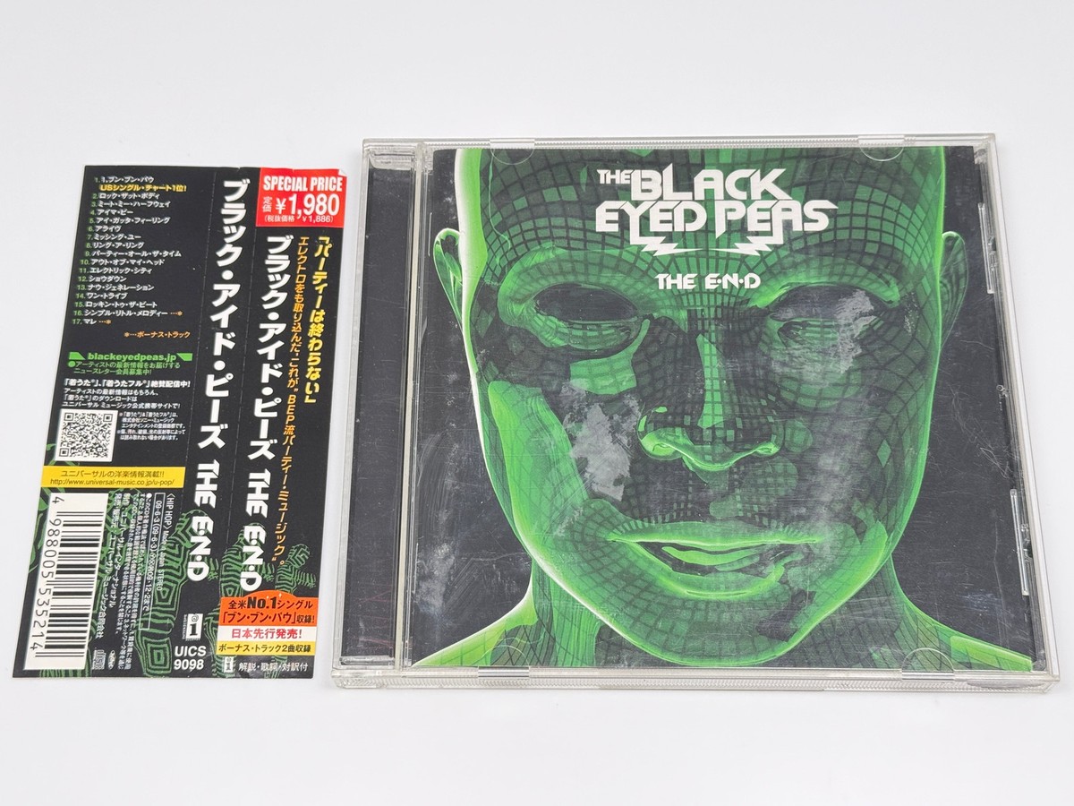 CD] The Black Eyed Peas The E.N.D Japan Import Bonus Tracks UICS