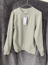 Goodfellow Men's Sage Cotton Knit Crew Neck Long Sleeve Sweatshirt M