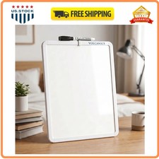 Volcanics 14.1 x 11 Magnetic Dry Erase White Board with 1 Marker Included