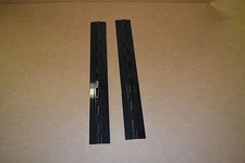 PIANO HINGE BLACK  ACRYLIC PLASTIC   6" LONG (ONE PAIR)     -   PB6