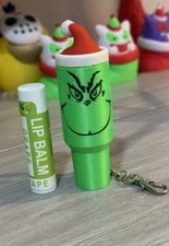 Tumbler Keychain, Chapstick Holder, Pill Holder,Money Holder, Grinch Christmas