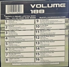 SF188    SUNFLY KARAOKE CDG VERY RARE, NOT SOLD IN THE USA LOT UK