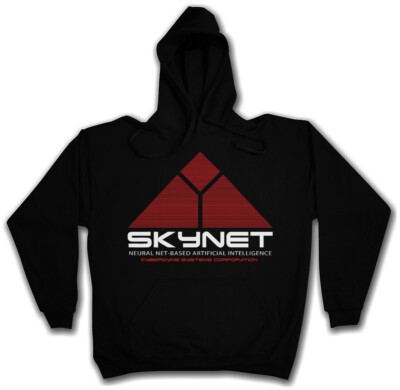SKYNET LOGO HOODIE KAPUZENPULLOVER Cyberdine Cyberdyne Terminator Systems