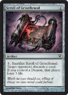 SCROLL OF GRISELBRAND X4 4 4X Avacyn Restored MTG Magic Cards