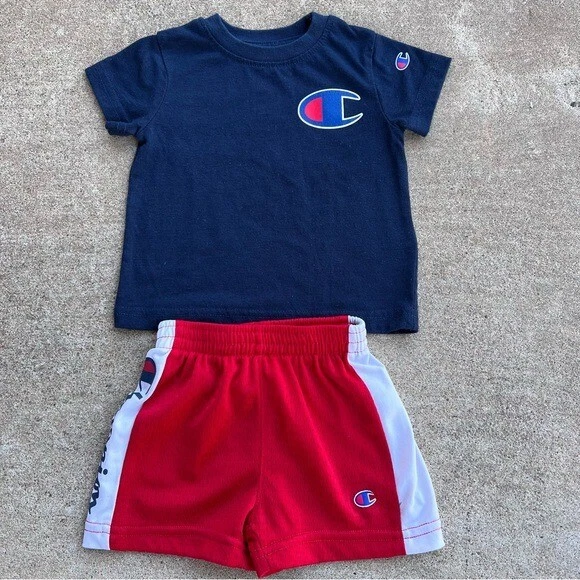 Champion sales shorts outfit