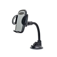 360 Degree Rotation Long Arm Car Mount Phone Holder with Suction Cup 1 Button Re