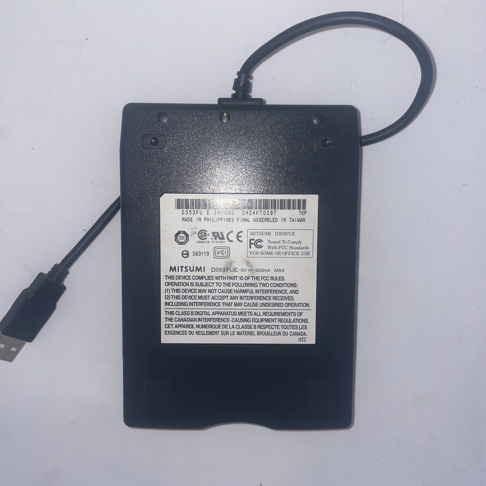 Smart Disk Mitsumi D353FUE USB External Floppy Disk Drive | FDUSB-TMM-image