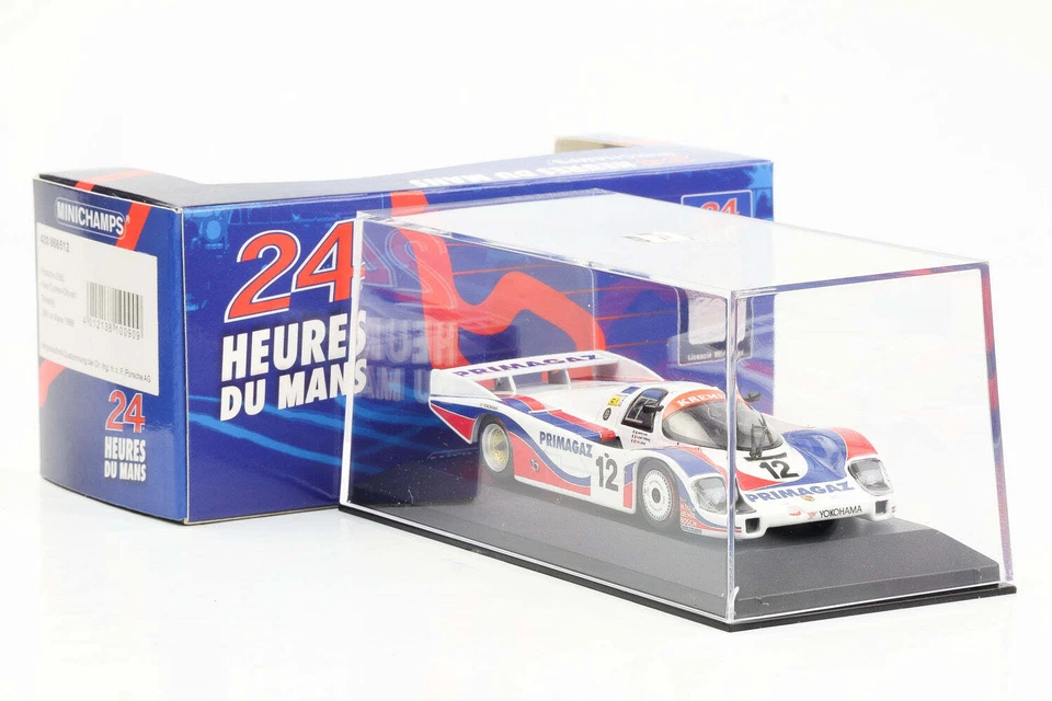 1:43 Minichamps Porsche 956L 24h Le Mans 1986 P. Yver ,M.Cohen-Olivar, H. - Immagine 3 di 3