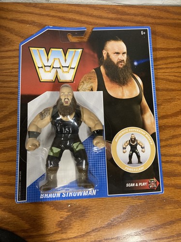 WWE Braun Strowman Mattel Retro Series 8 2019 Figu...
