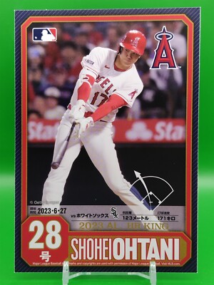 Shohei Otani 2023 American League Home Run King Memorial Postkarte Japan Nr. 28