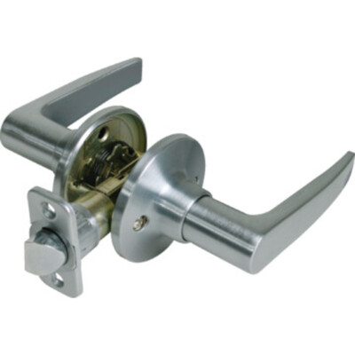 Shield Security Straight Passage Lever Satin Chrome