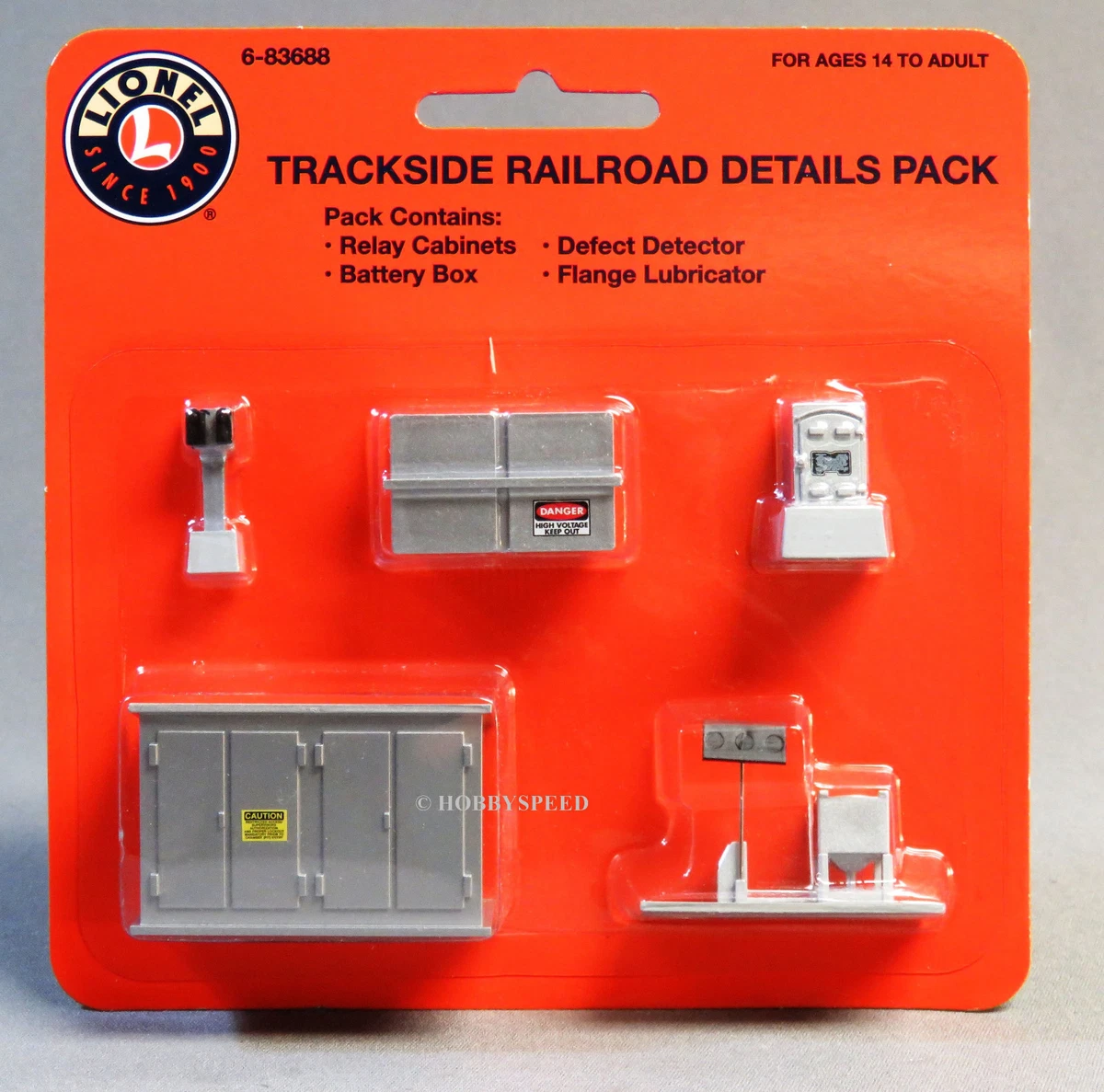 LIONEL TRACKSIDE RAILROAD DETAIL PACK O GAUGE accessories train side  6-83688 NEW