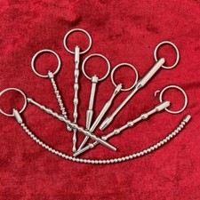 Stainless Steel Urethra Dilator Sounding Stretcher Penis Plug Sex Toy for Male