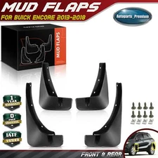 4PCS Mud Flaps Splash Guards Mudguards for Buick Encore 2013-2018 Rear & Front