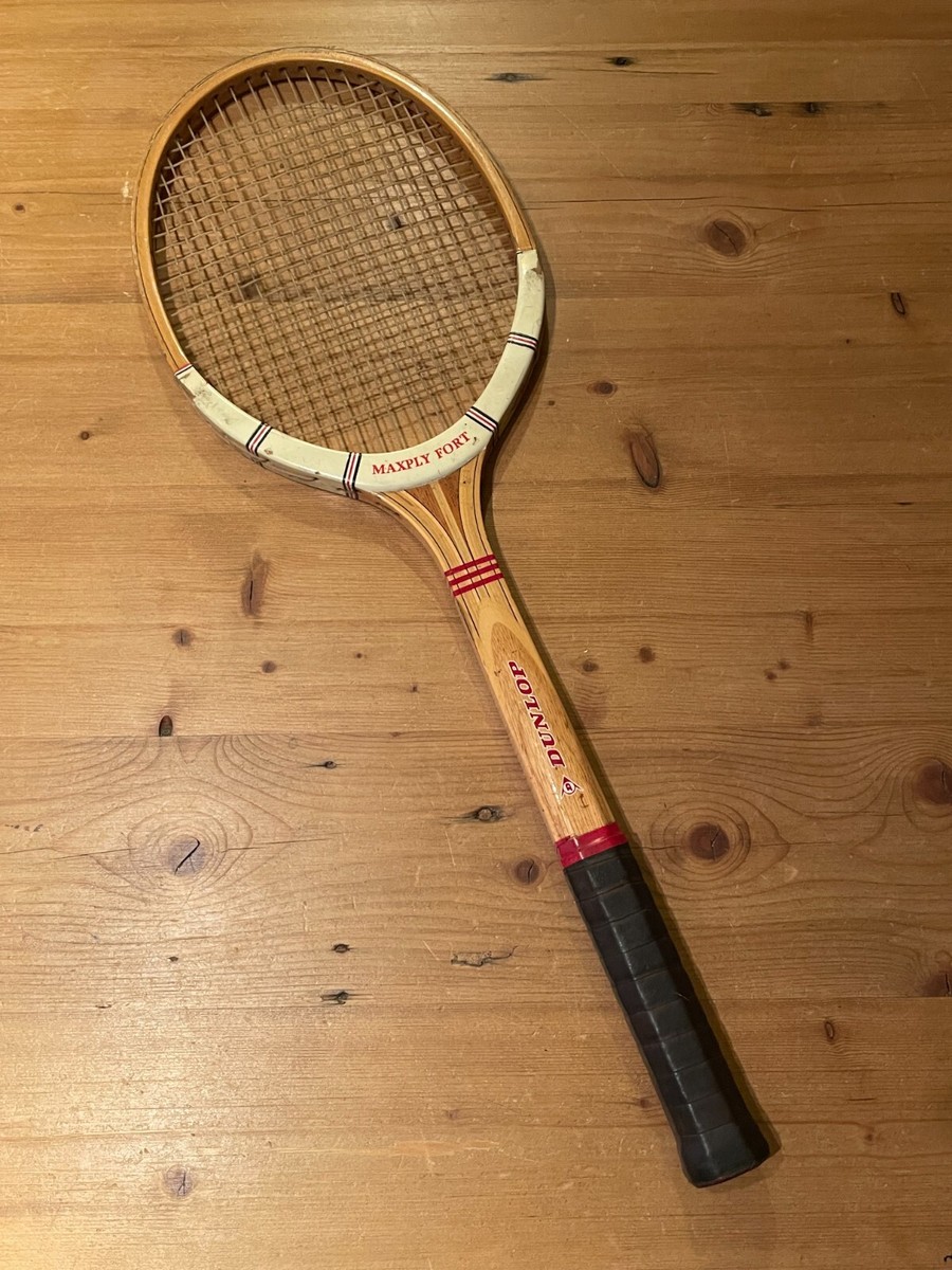Lot - A Vintage Dunlop Pastime Tennis Racket & Press