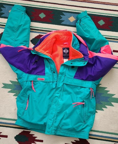 Coat Jacket Ski Jacket Mens L Neon Pink 