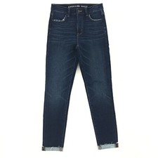 American Eagle Jeggings Jeans Women's Size 0 SHORT Crop High Rise Stretch
