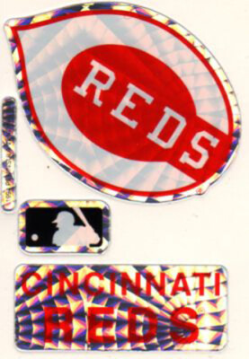 Cincinnati Reds Logo Hologram MLB Sticker | eBay