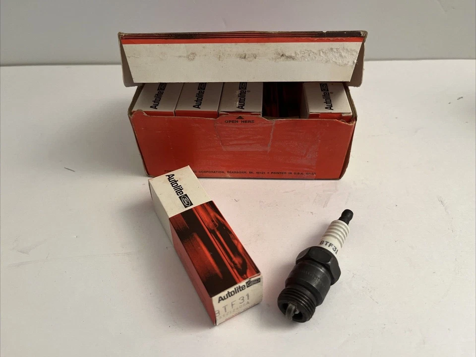 10 bujías Autolite Ford Truck C3tz-12405-A BTF31 1964-72/330/361/391 ¡NUEVAS! Foto 2 de 4