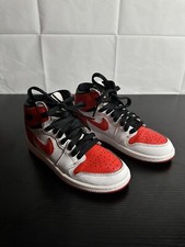 Nike Air Jordan 1 Retro High OG Heritage 4Y Shoes Red White Size 1Y, EUR 32