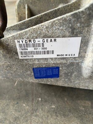hydro gear 176056 transaxle. tested and working great. | eBay