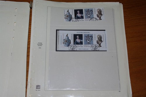 Schweden-Sammlung 1942-1975 Leuchtturm +1976-1980 Schaubek-Seiten siehe 110 Foto - Bild 19 von 24