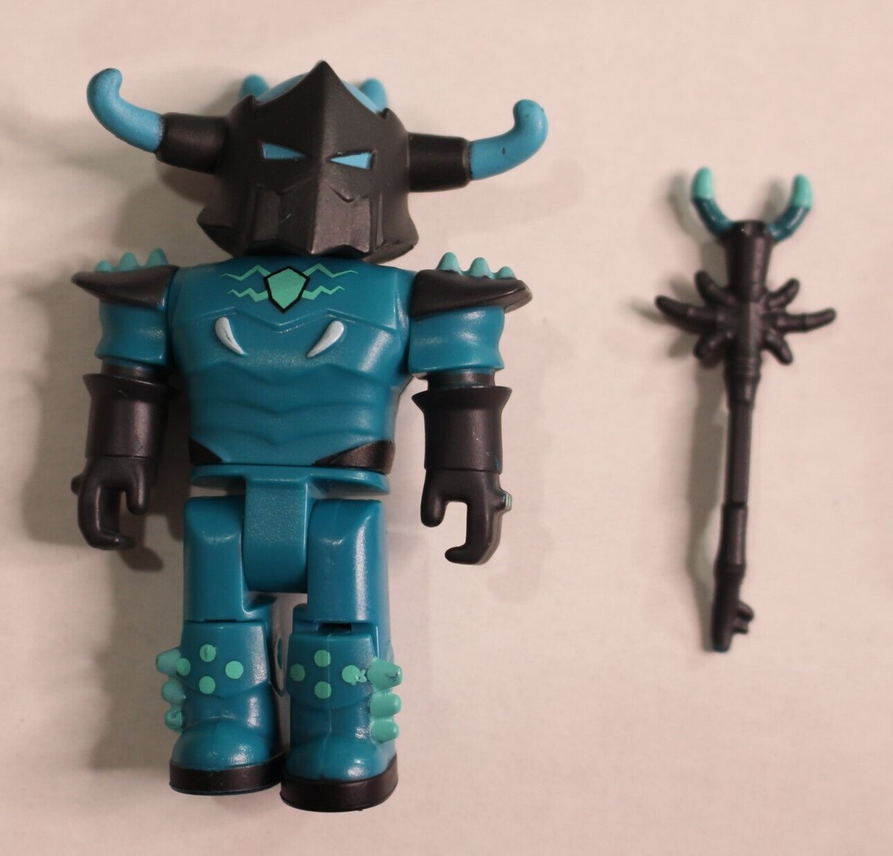 Roblox action figure Champions of Roblox Korblox Deathspeaker blue