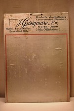 Vintage F.Gasignaire & Co Essential Oils Aromatic Product Sign Cardboard France
