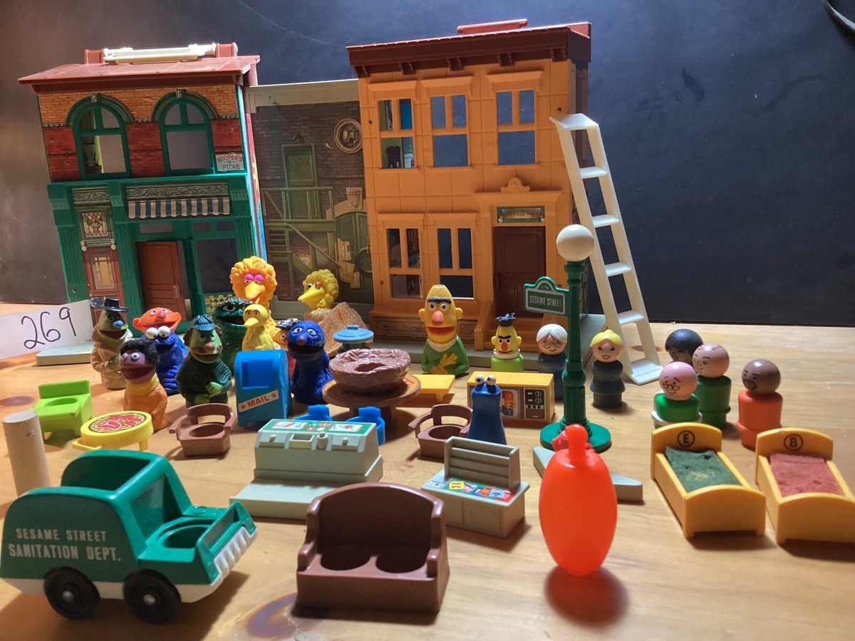 Playset Sesame Playhouse Fisher Price Sesame Street Play Family Set