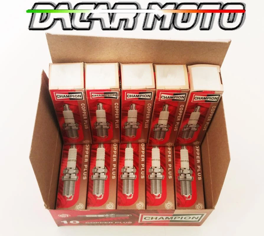 Set Bougies 10 Pièces Ducati Mack 1 250 1964 1965 1966 CHAMPION L86C - Photo 1/1