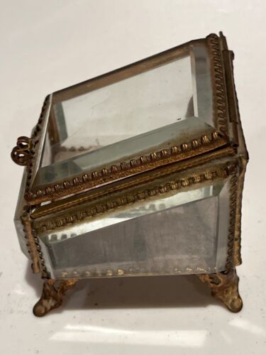 coffret cristal et laiton porte montre Napoleon III - Photo 1/6