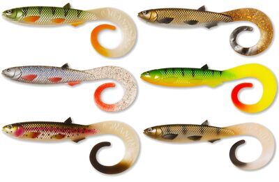 Quantum Yolo Curly Shad - Gummifisch zum Hechtangeln, Kunstköder für Raubfische