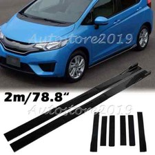 For Honda Fit 2006-2020 Gloss Side Skirt Extension Splitter Spoiler Lip Rocker For Honda Fit 2006-2020 Gloss Side Skirt Extension Splitter Spoiler Lip Rocker