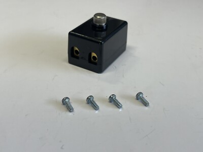 FUSE BOX, SCREW TERMINAL, 2 POLE, NEW, VOLKSWAGEN BEETLE - 54   59 / GHIA 56-59