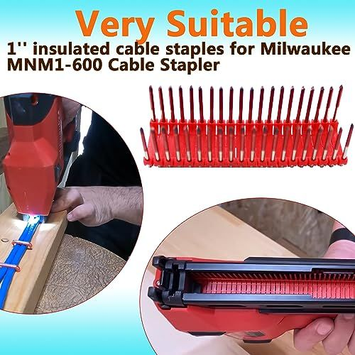 1" Insulated Cable Staple MNM1600 fit Milwaukee M12 Stapler 244820... eBay