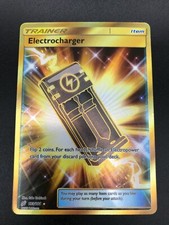 Electrocharger SECRET FULL ART ULTRA RARE Trainer 193/181 Pokemon SM Team Up NM on eBay