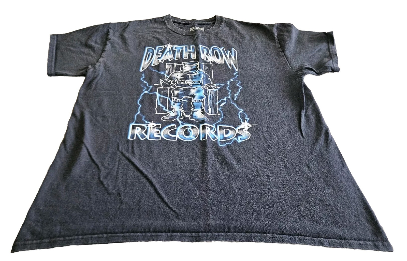 FILA T shirt Death Row Records adulto taglia large nera