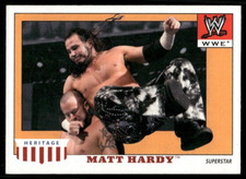 2008 Topps Heritage WWE IV #34 Matt Hardy wrestling card