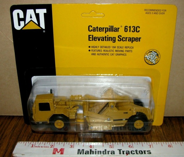 Caterpillar Cat 613C Elevating Scraper Tractor Ertl Toy 2419 Die Cast