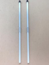 NUEVO 2 - 30" X 3/4" 3 PIEZAS ALUMINIO PATIO Letrero ESTACAS para todas las señales de alarma