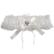 Wedding Garters for Bride Lace Bridal Garters with Bow Stretch Party Leg Gart...