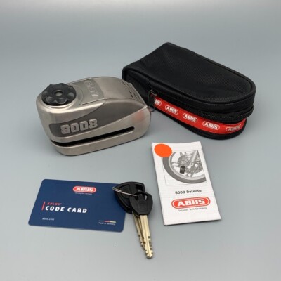 ABUS GRANIT DETECTO X-PLUS 8008 2.0 ALARMSCHLOSS BREMSSCHEIBENSCHLOSS 100 DB